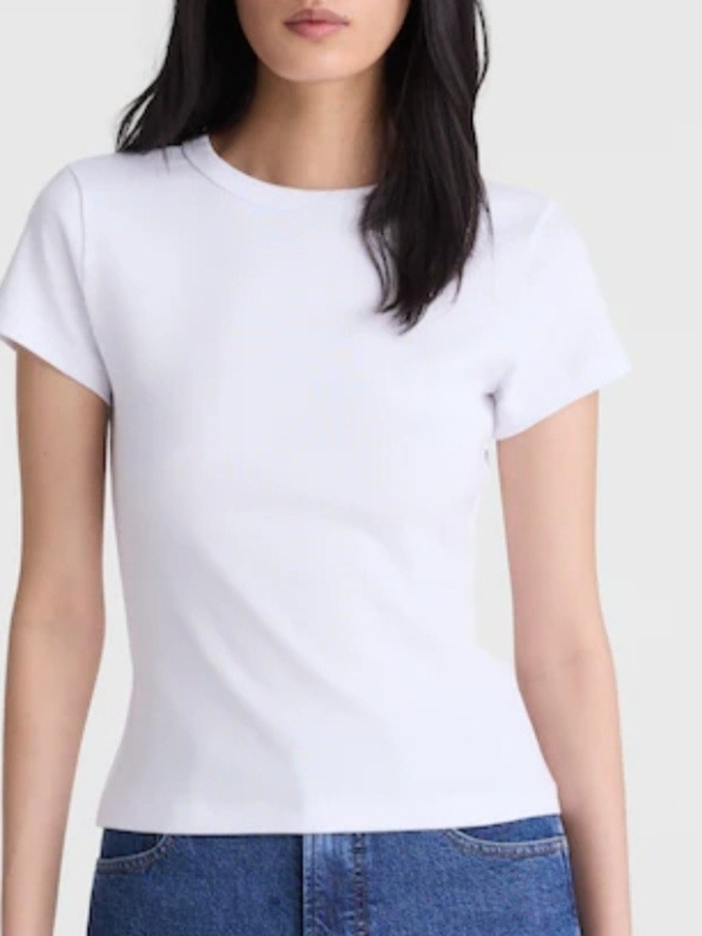 Madewell the '90s Crewneck Tee in Compact Cotton(M)